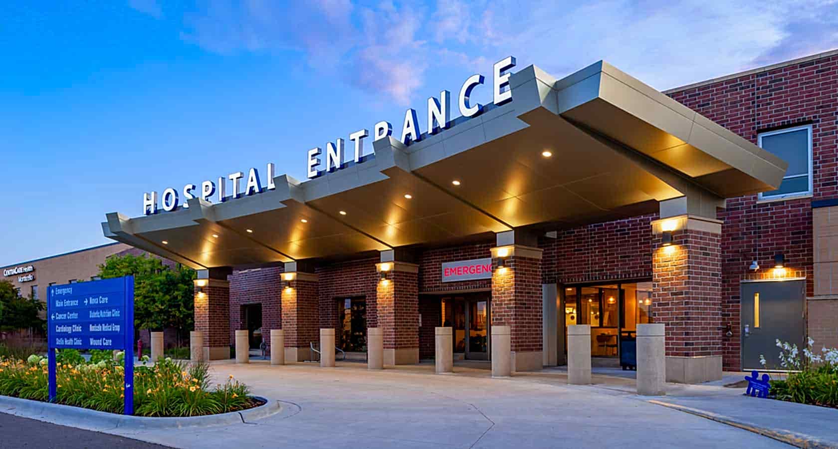 hospital entrance